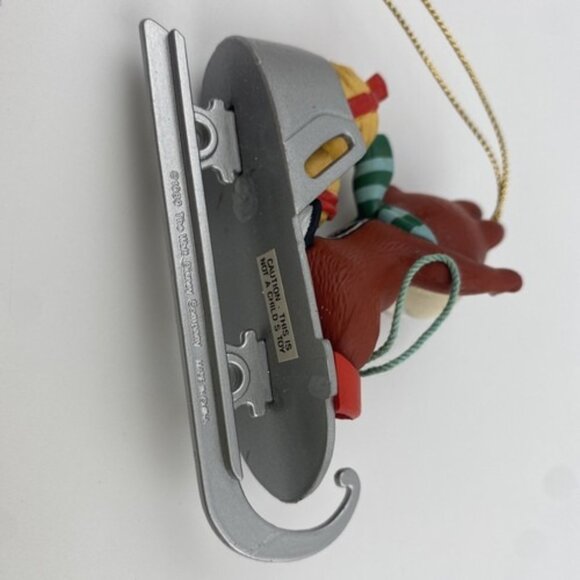 Disney Grolier Christmas Ornament Dale Skate with Walnuts Vintage 1989 - Picture 3 of 6